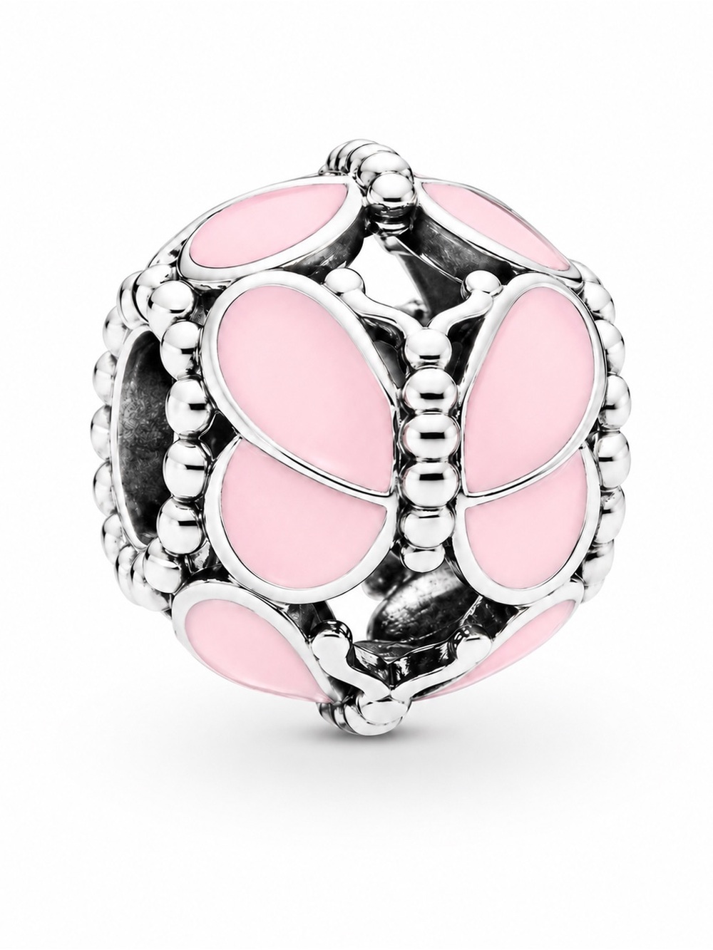 Pink Butterfly Openwork Charm 🦋